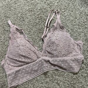 Aerie Lace Bralette in Soft Lavender